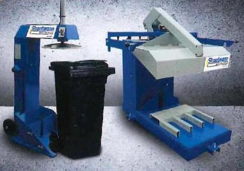 Presses à déchets pour bacs roulants 2 et 4 roues