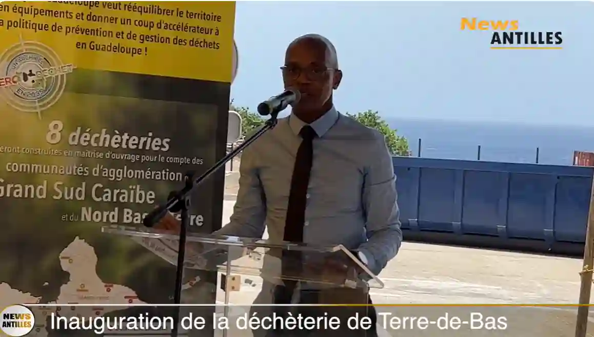 inauguration-decheterie-terre-de-bas-guadeloupe-gestion-dechets-collectivite