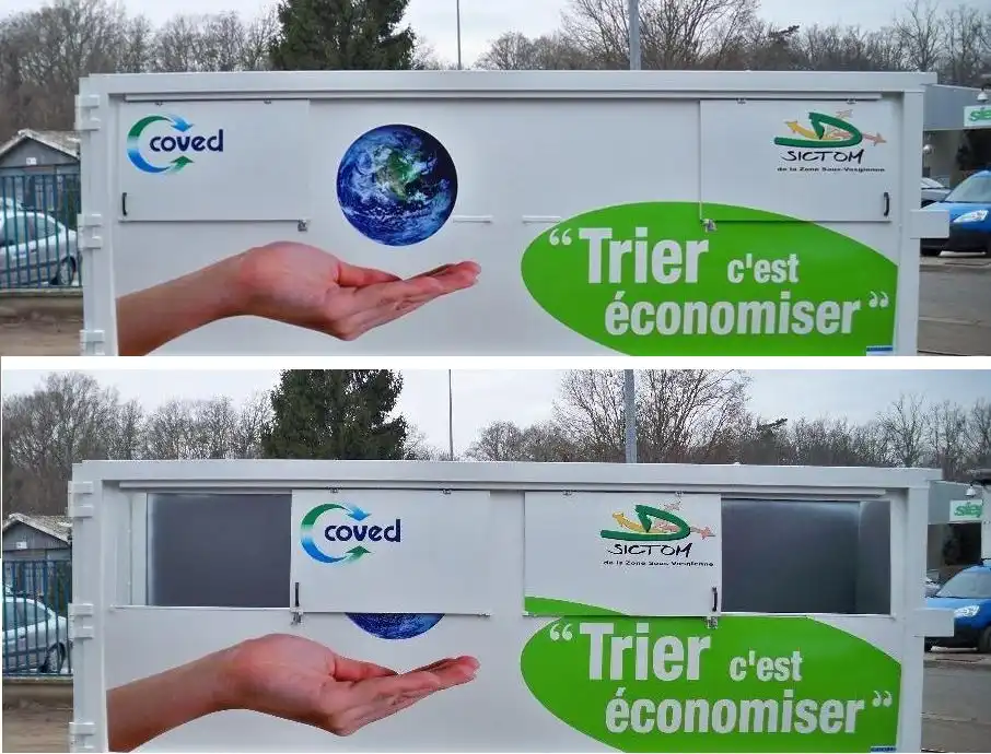 benne-apport-volontaire-multiflux-collecte-selective-brevetee-gillard