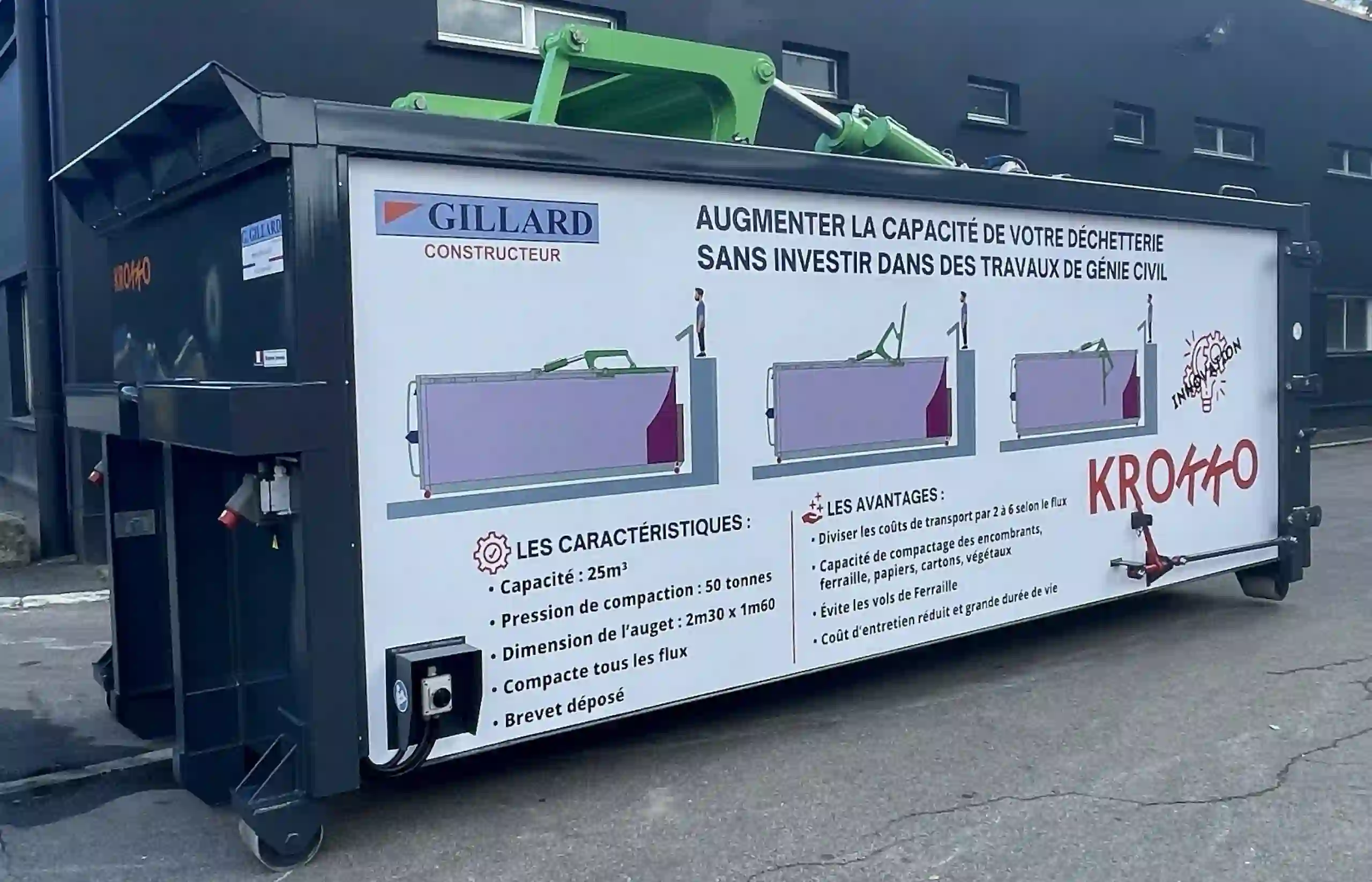 compacteur-monobloc-krokko-pour-decheterie-haut-de-quai-collecte-ferraille-cartons-encombrants-gillard