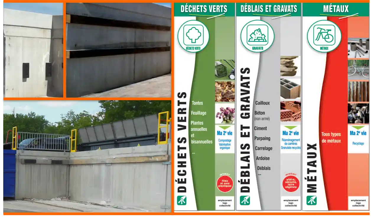 equipements-decheterie-signalisation-panneaux-ademe-butees-de-quai-amenagement-site